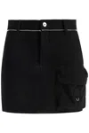 Moncler Genius X Willow Smith Belt-loop Skirt In Black