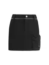 Moncler Genius X Willow Smith Belt-loop Skirt In Black