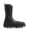 Moncler X Willow Smith Round-headed Boots In Black