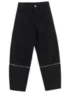 Moncler X Willow Smith Trousers With Zip Detail In Black