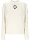 Moncler X Willow Smith Eyelet Wool And Cashmere Jumper In White