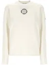Moncler X Willow Smith Eyelet Wool And Cashmere Jumper In White