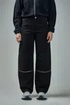 Moncler X Willow Smith Trousers With Zip Detail In Black