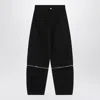 Moncler X Willow Smith Trousers With Zip Detail In Black