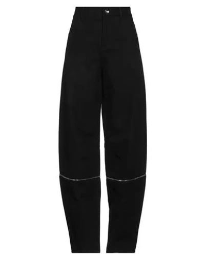 Moncler X Willow Smith Woman Pants Black Size 8 Cotton