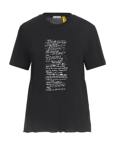 Moncler X Willow Smith Woman T-shirt Black Size S Cotton
