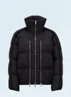 Moncler X Willow Smith Women Yael Short Down Jacket In Black