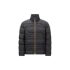 Moncler Xiaohai Cotton Jacket With Denim Effect In Blue