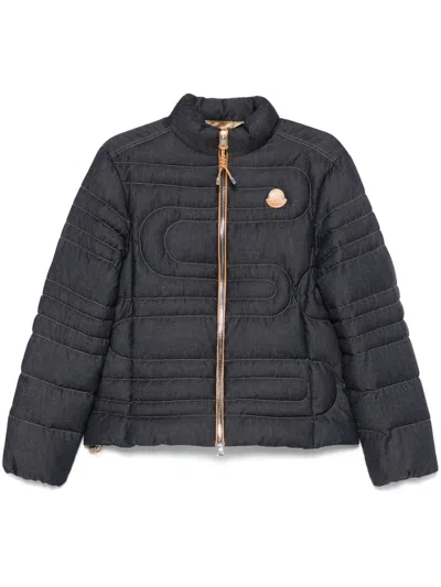 Moncler Xiaoqing Puffer Jacket In Blue