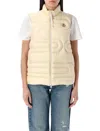 Moncler Women's Xihu Snake-quilted Down Gilet In White