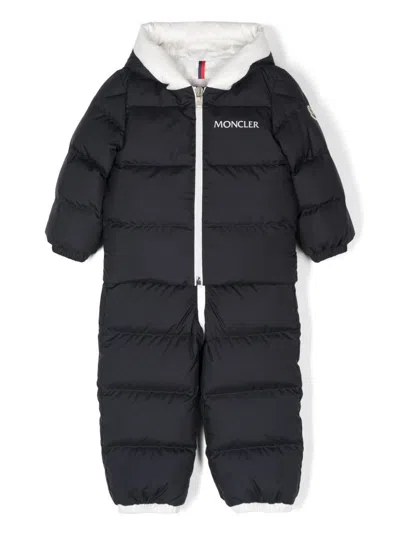 Moncler Xola Woven Clothing Ensemble In Blue