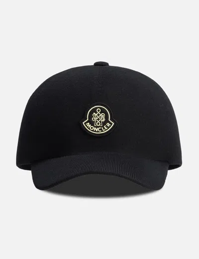 Moncler Year Of The Snake Baseball Cap In Black