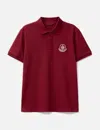 Moncler Year Of The Snake Patch Cotton Piquet Polo Shirt