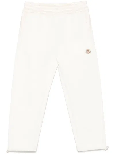 MONCLER LUNAR NEW YEAR PATCH TRACK PANTS - WOMEN'S - POLYAMIDE/COTTON/POLYESTER