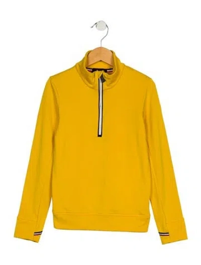 Pre-owned Moncler Babies' Yellow Long Sleeve Sweater