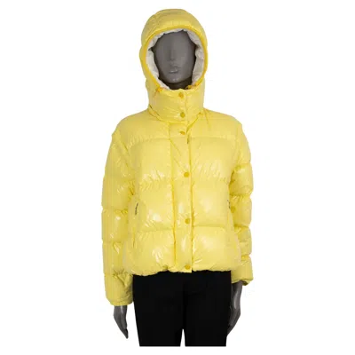 Pre-owned Moncler Yellow Nylon 2023 Mauleon Convertible Down Puffer Vest Jacket 1 S