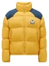 Moncler Nevis Short Down Jacket Yellow In Yellow