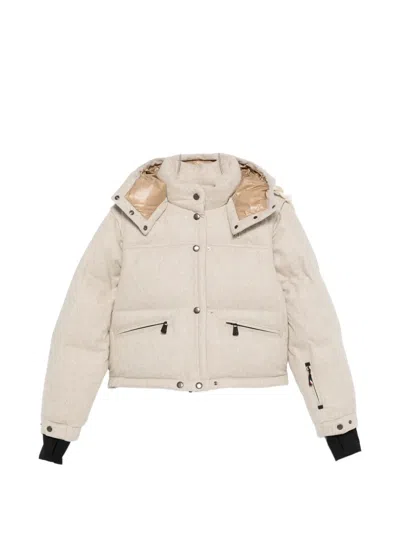 Moncler Yintab Padded Jacket In Neutral