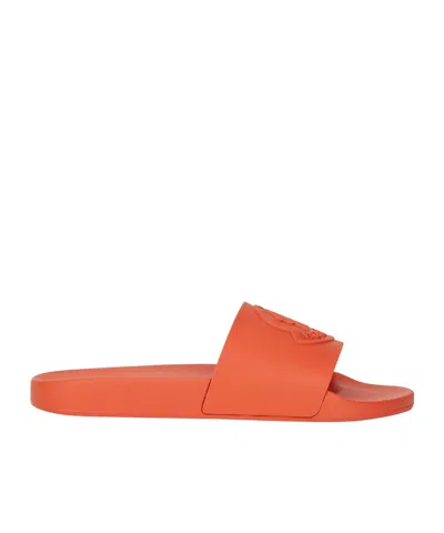 Moncler Yizi Sandals In Orange