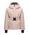 Moncler Yoline Hooded Down Ski Jacket In Pink