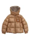 Moncler Boy's Yule Puffer Jacket In Beige