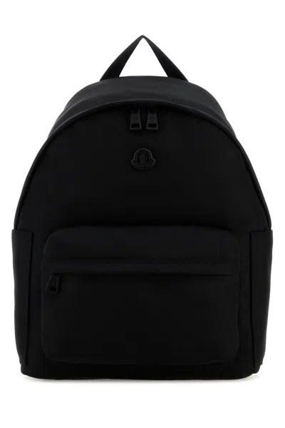 Moncler Black Canvas New Pierrick Backpack