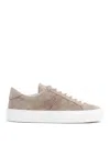 Moncler Monaco Suede Low-top Sneakers