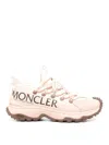Moncler Lite 2 Low-top Sneakers With Vibram Sole In Beis Claro