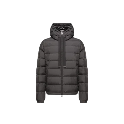 Moncler Zeflor Hooded Down Jacket In Black