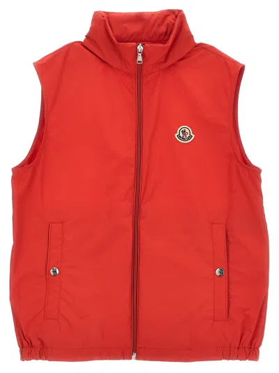 Moncler Kids' Zene Vest In Red