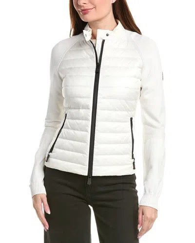 Moncler Zip Cardigan Jacket In White
