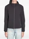 Moncler Zip-fastening Hooded Jacket In Black