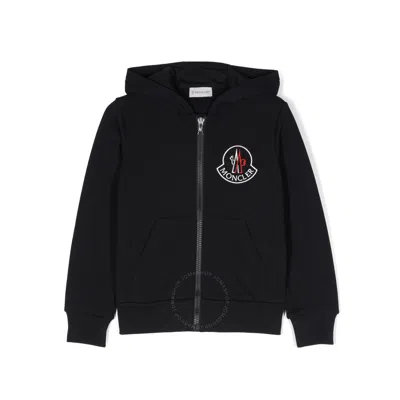 Moncler Zip-fastening Hoodie In Blue