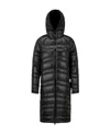 Moncler Zip-fastening Padded Coat In Black