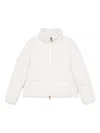 Moncler Zip-fastening Padded Jacket In White