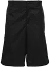 Moncler Zip-fastening Pocket Bermuda Shorts In Black