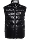 Shop Moncler Zip Fastening Vest In Blue
