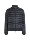 Moncler Zip Flap-pocket Jacket In Blue