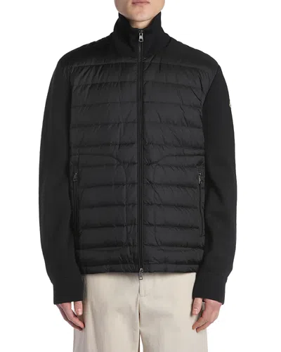 MONCLER ZIP FRONT QUILTED JACKET