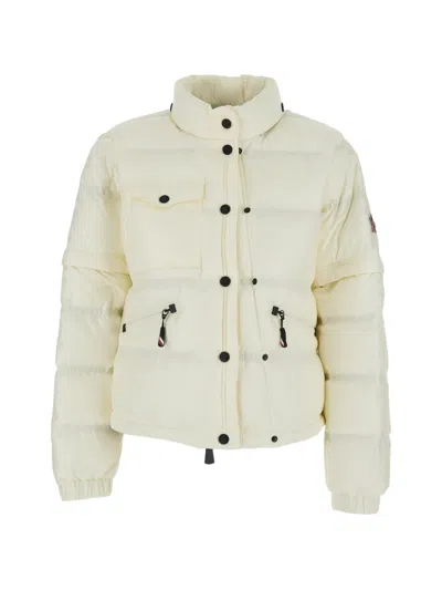 Moncler Grenoble Polyamide Down Jacket In White