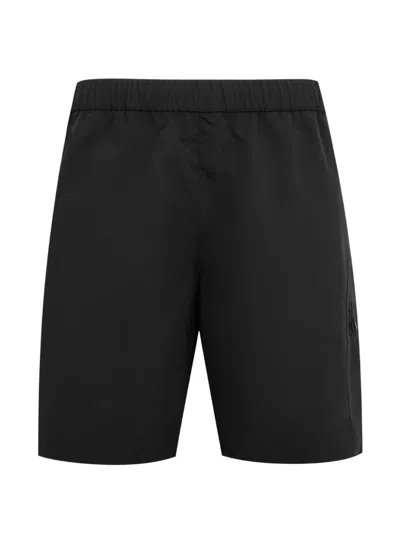 Moncler Zip Pocket Swimwear In Black
