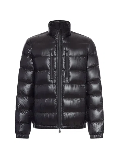 Moncler Orres Padded And Quilted Down Jacket In Animal Print