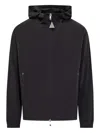 Moncler Zip-up Bomber Jacket In Black