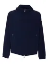 Moncler Zip-up Bomber Jacket In Black
