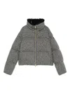 Moncler Zip-up Bomber Jacket In Gray