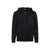 Moncler Hooded Drawstring Cardigan Chest Pocket