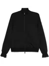 Moncler Black Stretch Polyester Sweatshirt In Black