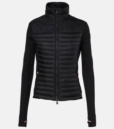 Moncler Grenoble Womens Hybrid Cardigan In Black
