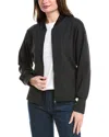 Moncler Zip-up Cardigan In Black