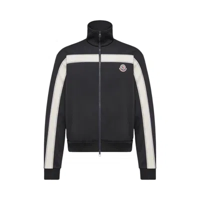 Pre-owned Moncler Zip Up Cardigan 'black' | Men's Size M